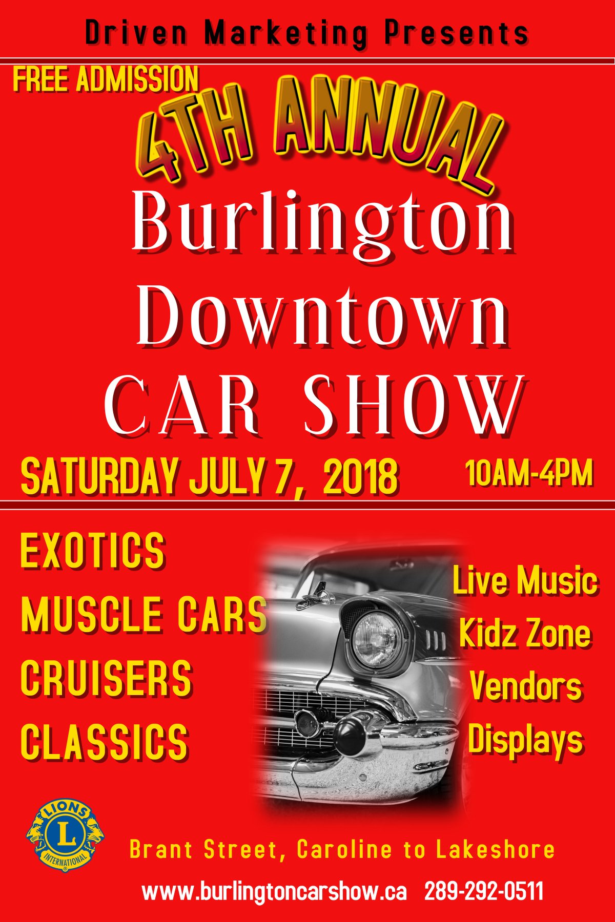 4th Annual Burlington Downtown Car Show GlobalNews Events