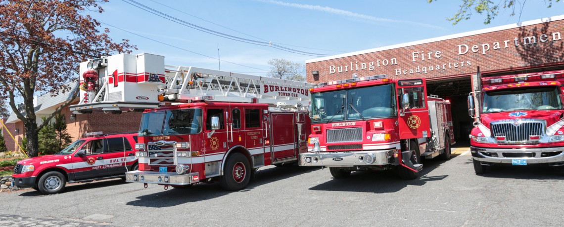 An outdoor fireplace or chiminea is believed to have caused a fire in Burlington.