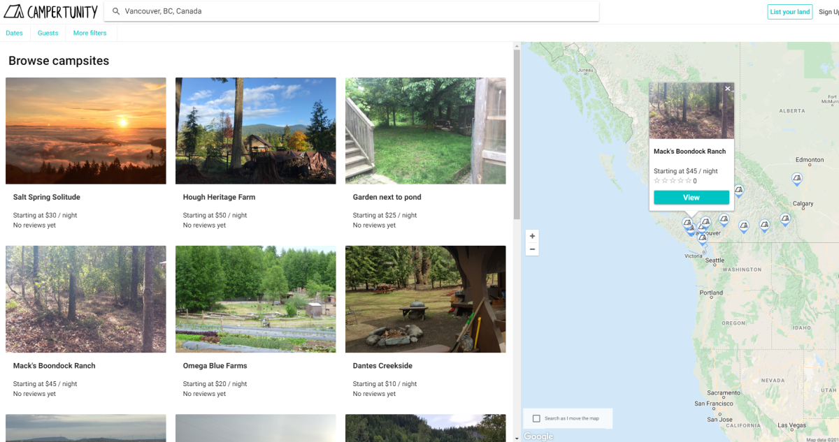 ‘Airbnb of camping’ takes aim at crowded B.C. campgrounds - image