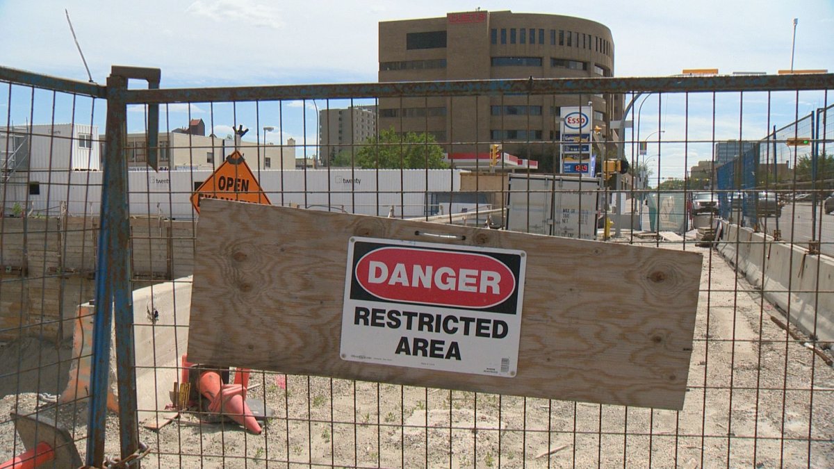 Work on remediating the Capital Pointe site will restrict traffic Tuesday night and over the weekend.