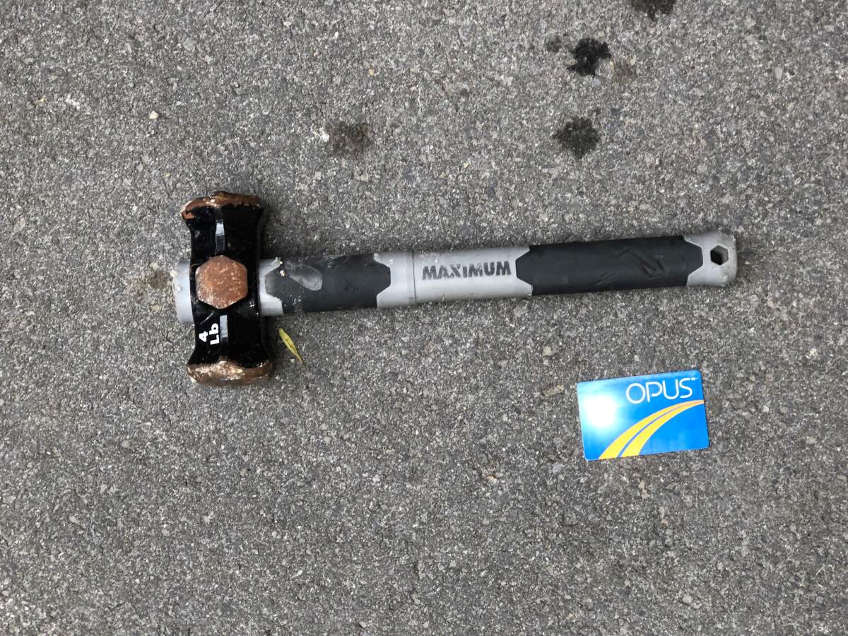 Yoan Boisjoli caught the break-in on video. This is what was left behind.