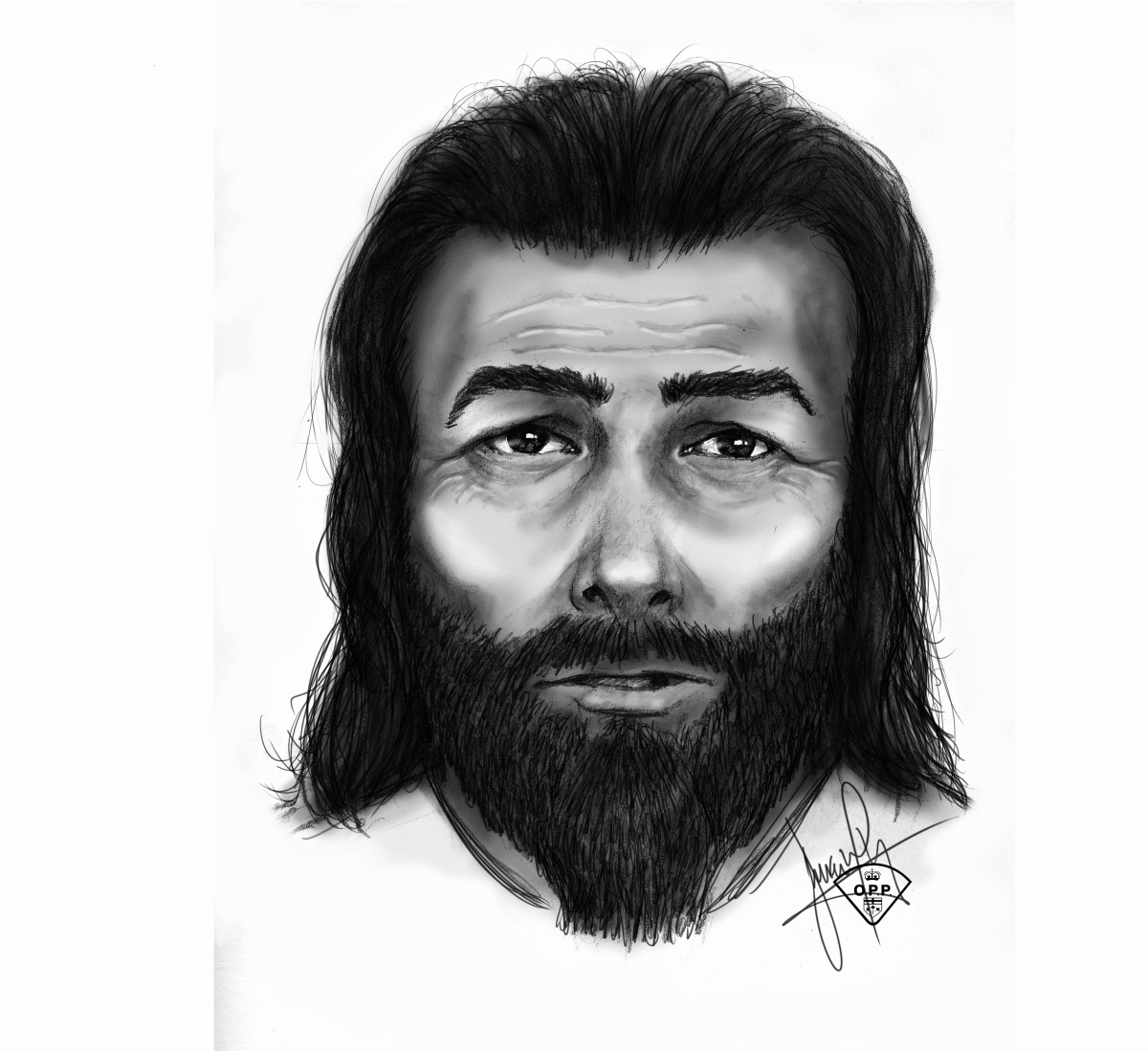 City of Kawartha Lakes OPP release sketch of sexual assault, robbery suspect - image