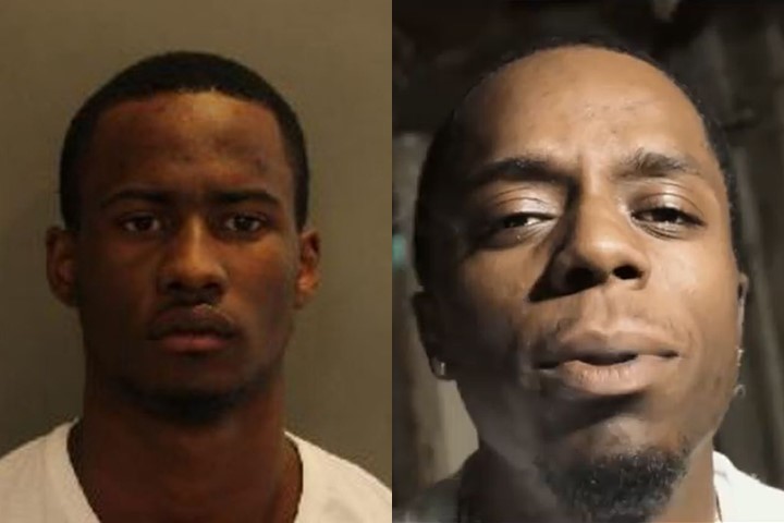 Tarrick Rhoden, 23, (left) and T'Quan Robertson, 23, (right), are both wanted in an attempted murder investigation.