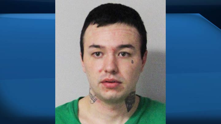 RCMP are still looking for Damien Scott Anderson, 26, who is wanted on drug charges.