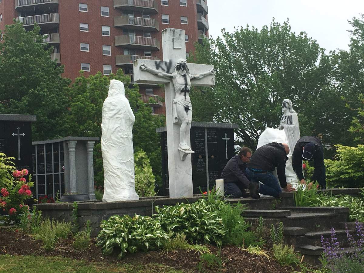 Two churches in the Halifax-area were vandalized over the weekend of  June 17, 2018.