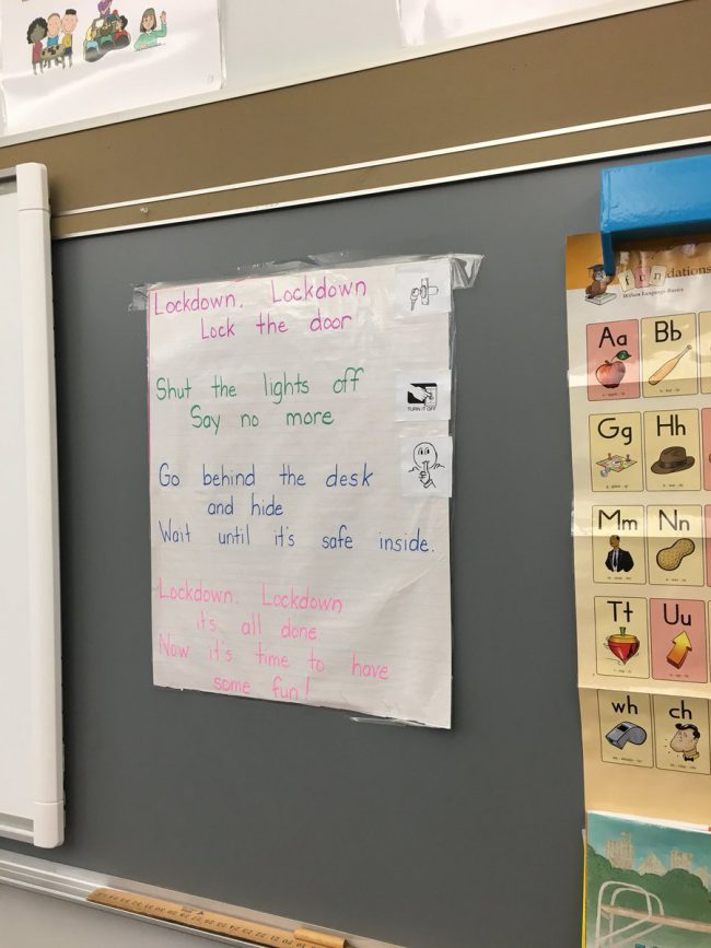 Kindergarten class uses lullaby to teach kids how to respond to school shootings - image