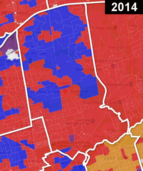Ontario’s startling election in eight before-and-after maps - image