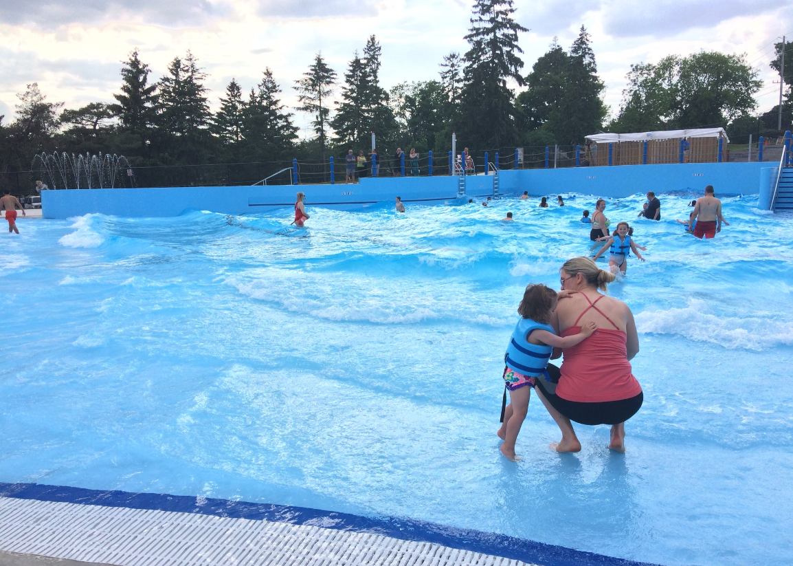 East Park's newest addition, a wave pool, will officially open Saturday.
