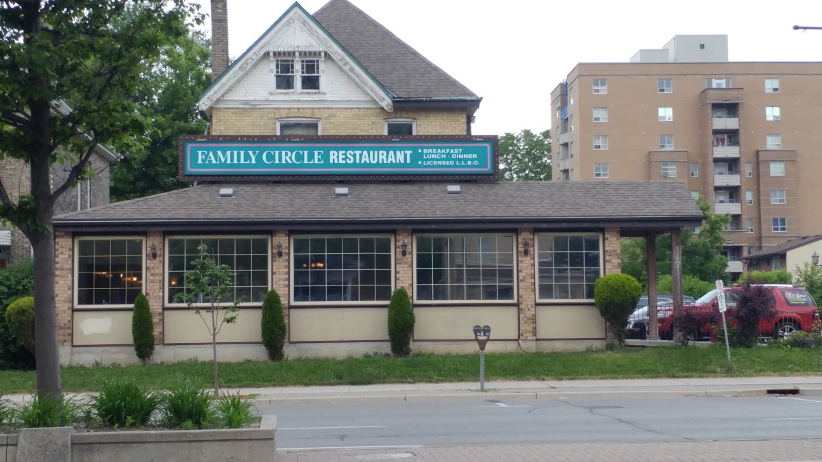 The Family Circle Restaurant at 147 Wellington Street was sold to a developer with plans for an 18-storey highrise.