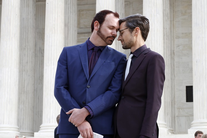 Gay couple get married in pro hockey arena, with a priest referee and  Zamboni cake - Outsports