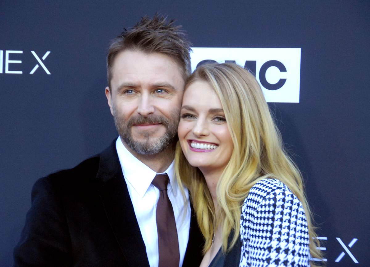 (L-R) TV personality/host Chris Hardwick and model/actress Lydia Hearst attend AMC Celebrates The 100th Episode of 'The Walking Dead' at The Greek Theatre on Oct. 22, 2017, in Los Angeles, Calif.