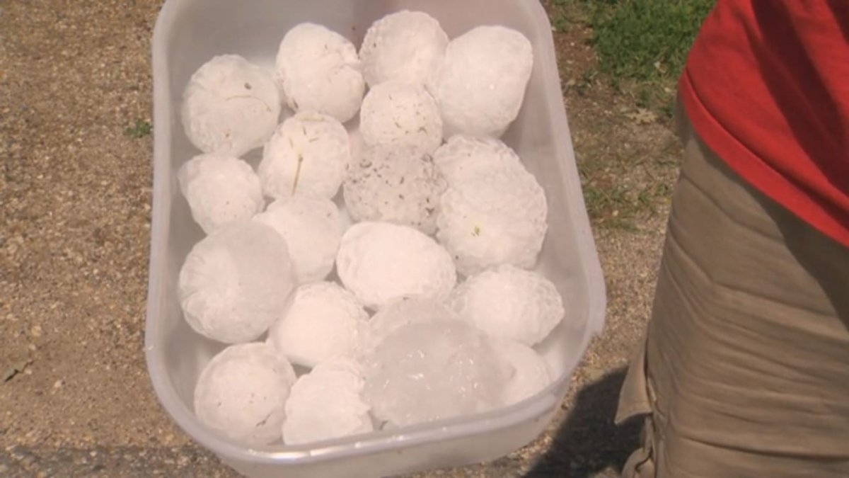 Last week's hailstorm could lead to $15 M in insurance claims.  