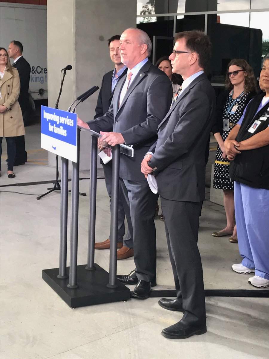 B.C. premier John Horgan announces urgent primary-care centre for Surrey. 