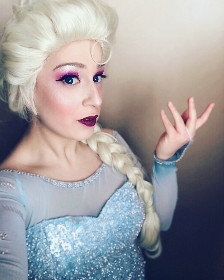 Esther Vallins as the Ice Queen
