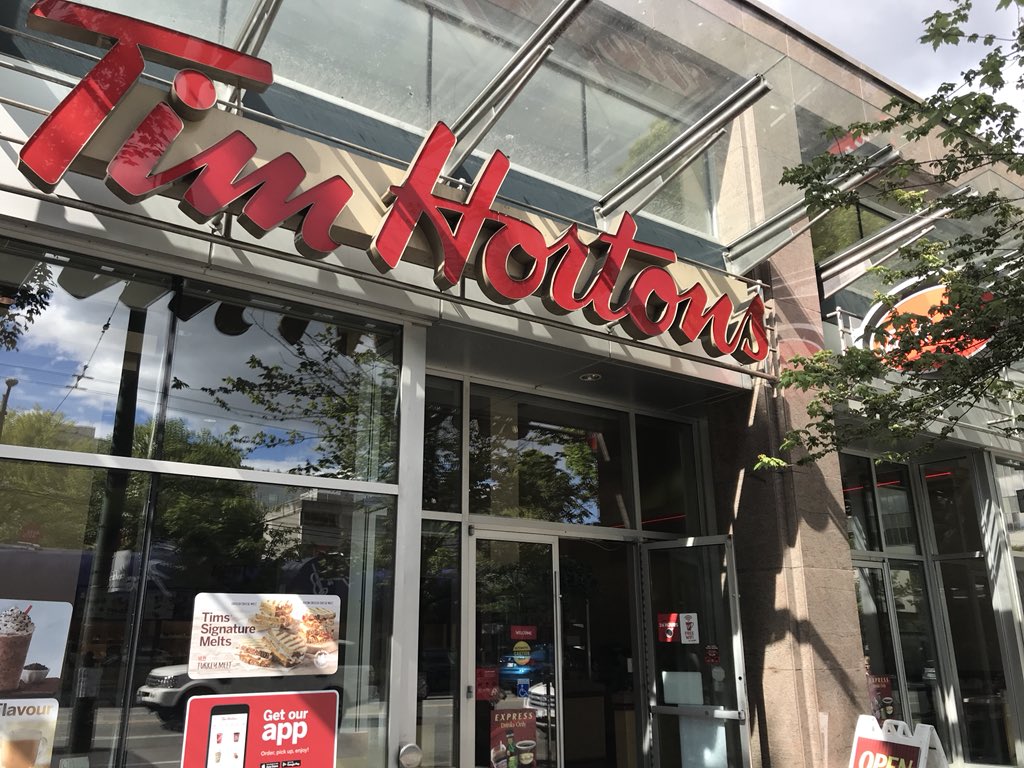 West Broadway Tim Hortons location in Vancouver, B.C.