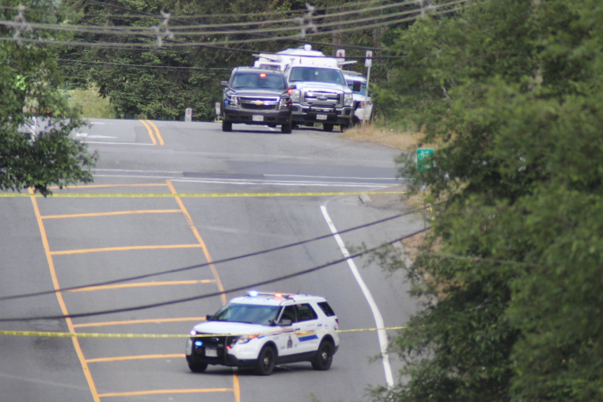 Surrey RCMP crash experts investigate a fatal single-vehicle collision on Sunday, June 10. 