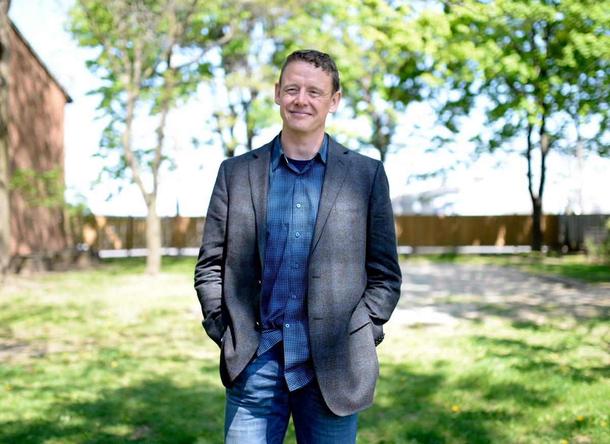 Ottawa Centre NDP candidate Joel Harden is photographed in Ottawa on Thursday, May 24, 2018. Harden, an academic and social justice advocate, said outside his office that Liberal voters are coming to his party. THE CANADIAN PRESS/Justin Tang