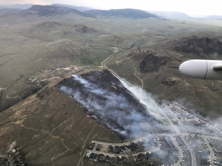 Wildfire crews have ‘upper hand’ on 60hectare blaze in Kamloops’s
