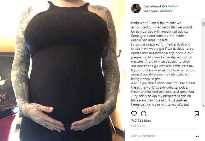 (Instagram/TheKatVonD)