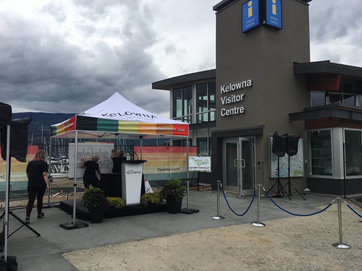 Kelowna's new visitor centre opens for busy Canada Day weekend .