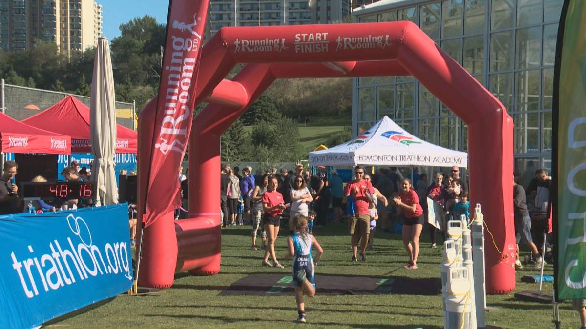 Over 250 kids took part in the Melcor Kids of Steel Triathlon.