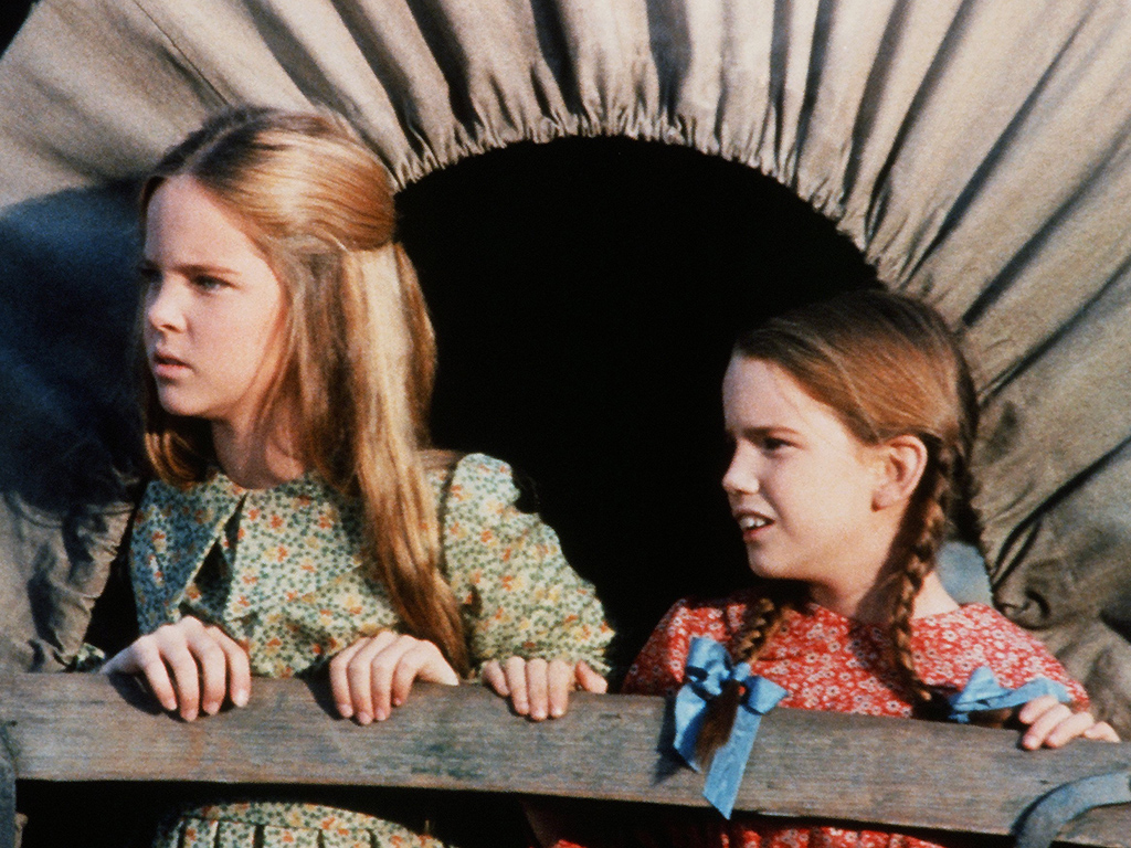 Melisssa Sue Anderson and Melissa Gilbert star in the pilot of 'Little House on the Prairie' in 1974.