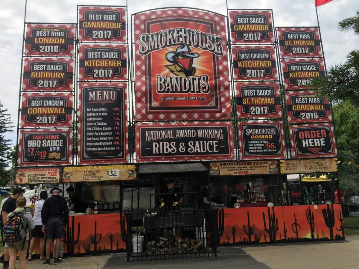 Smokehouse Bandits at the London International Food Festival in Victoria park June 22, 2018.