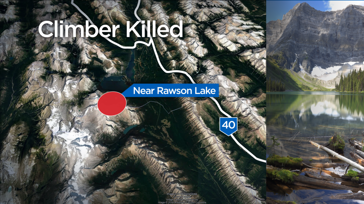 A Calgary man was killed after falling about 50 feet while climbing in the Kananaskis Country backcountry on Sunday, June 3. 