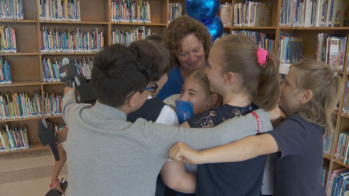 Maple Grove Elementary School students were the winners of Greater Montreal Day.