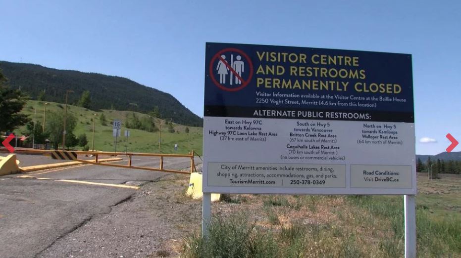 The Merritt Visitor Centre closed for good in January.