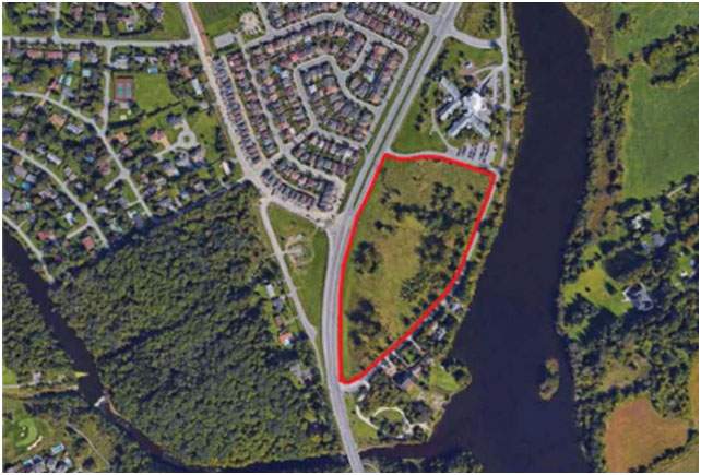 Shown here is the plot of land chosen for the new Ottawa police south campus at 55 Lodge Road.
