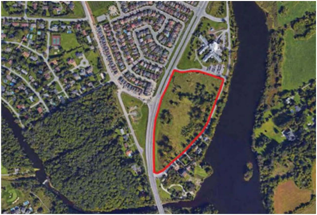 Shown here is the plot of land chosen for the new Ottawa police south campus at 55 Lodge Road.