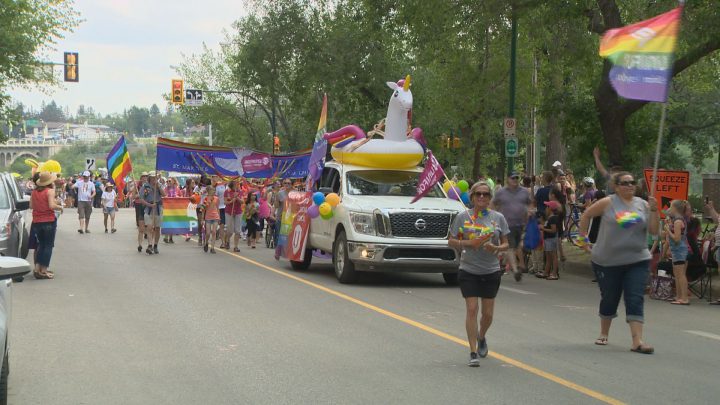 Saskatoon's Pride Parade.