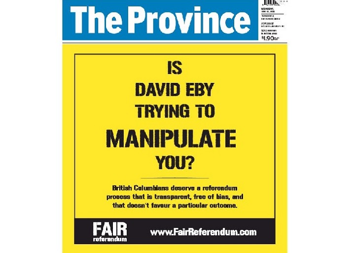 Confusion growing around official B.C.’s proportional representation campaign - image