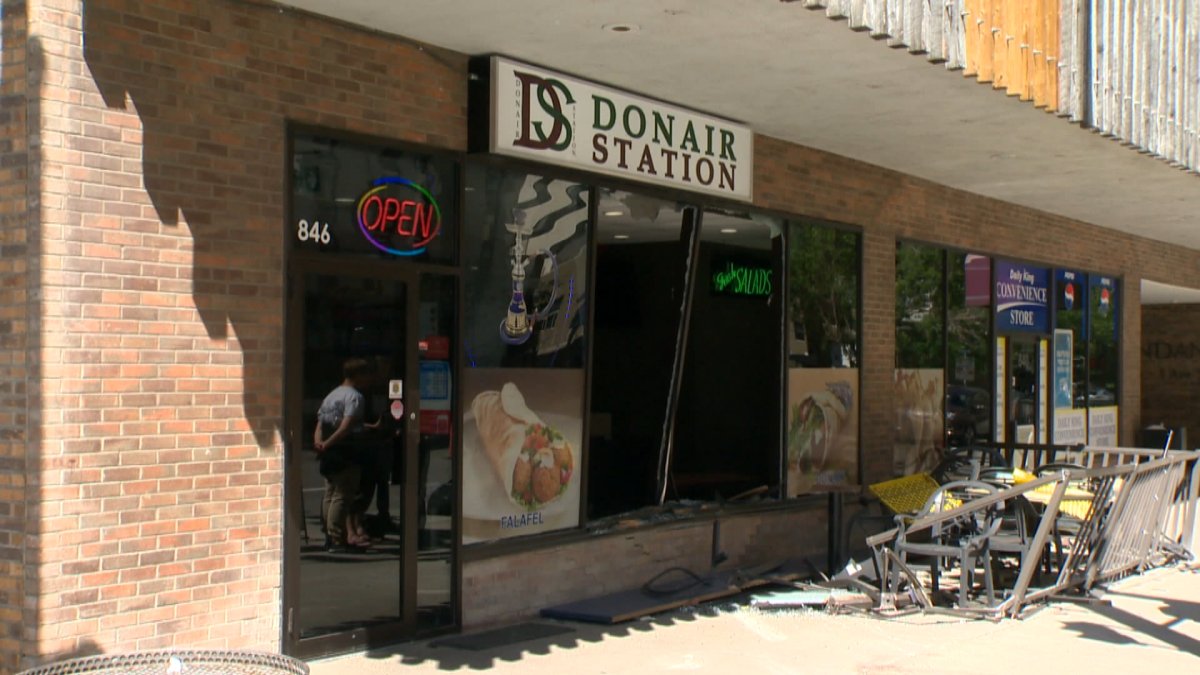 Truck crashes into downtown Calgary restaurant Sunday Calgary