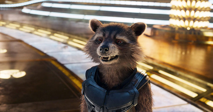 Rocket Raccoon.