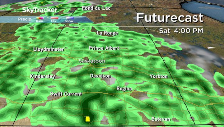 There’s a chance we could see some scattered thunderstorms on Saturday.