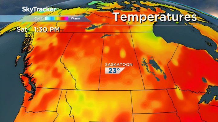 Temperatures are expected to be around seasonal on Father’s Day weekend.