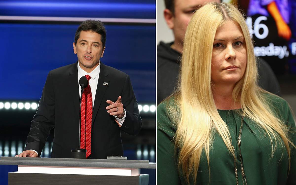 (L-R): Scott Baio and Nicole Eggert.