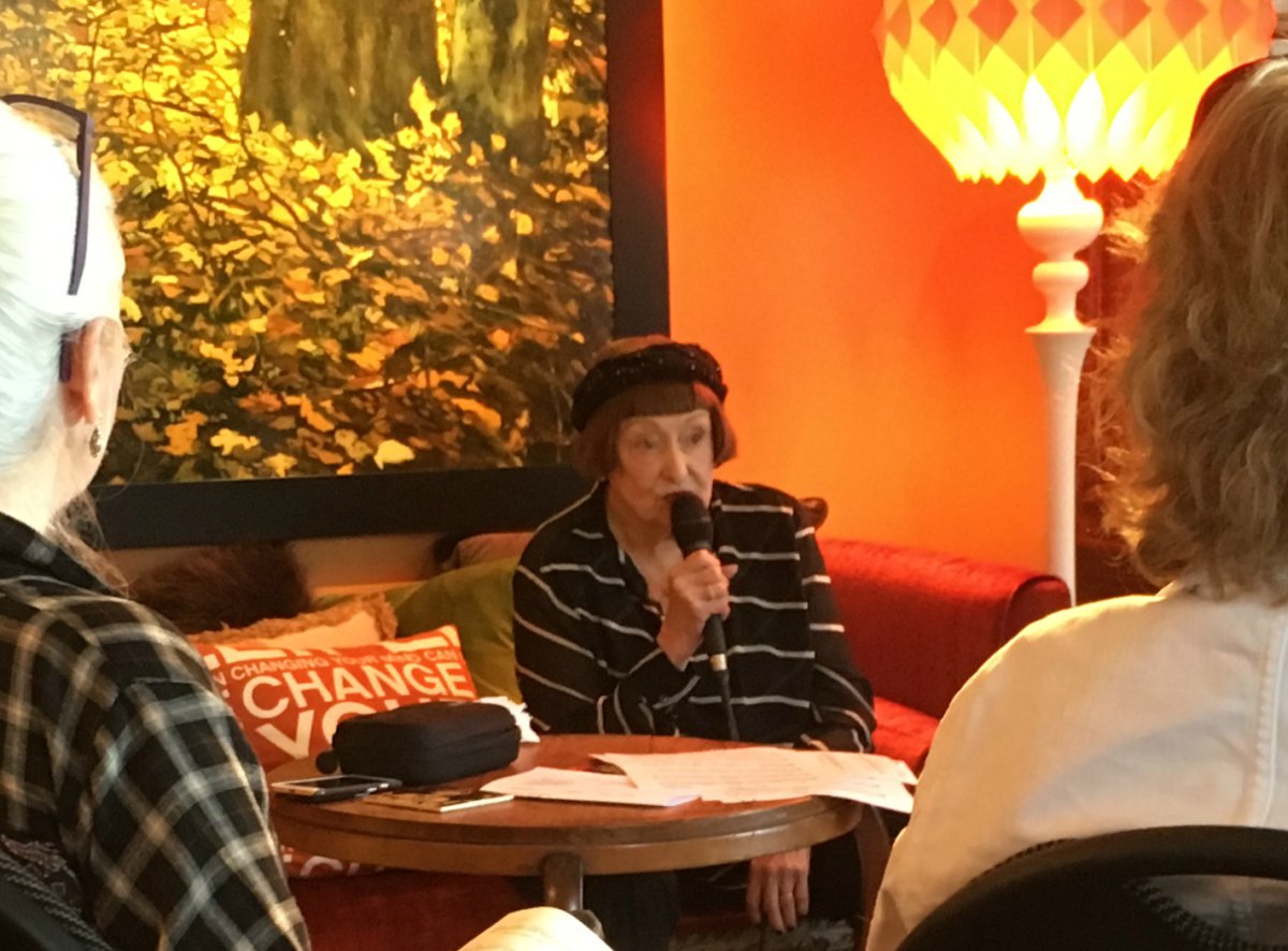 Sheila Jordan shares her opening comments at a jazz vocals workshop in Calgary.