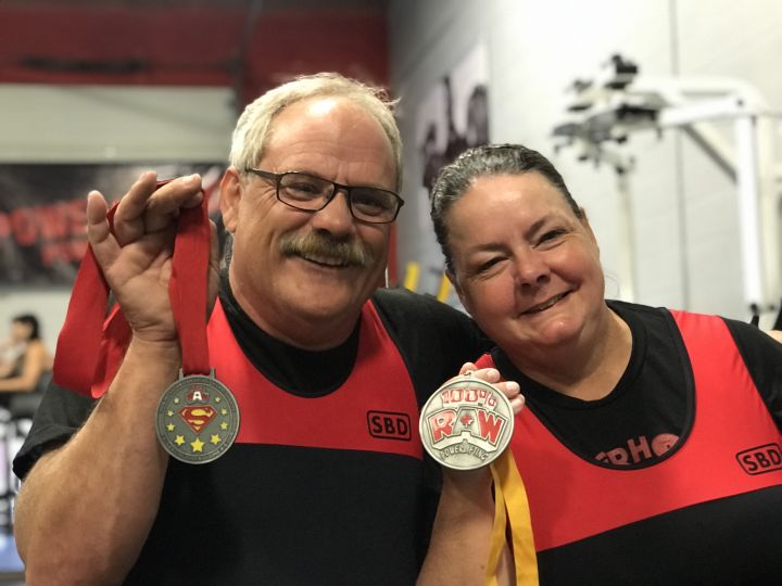 Power lifting couple Spencer Smith and Rachel Ryan will compete in a Special Olympics power lifting competition at One For All Fitness in Calgary this weekend.