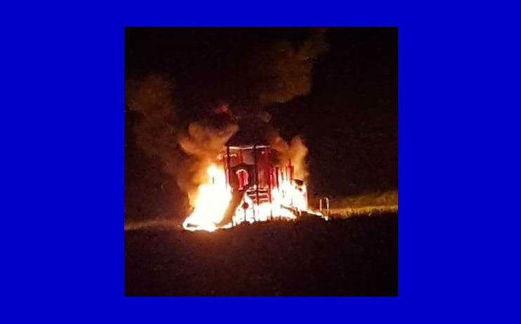 Nova Scotia RCMP are investigating a fire that destroyed playground equipment in Springhill, N.S. 