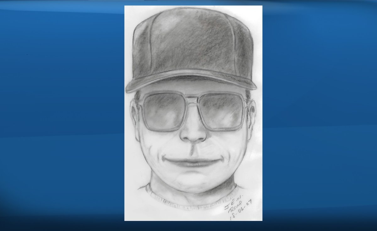 Spruce Grove RCMP released a sketch of a suspect who allegedly inappropriately touched a young girl who was walking in the city west of Edmonton.