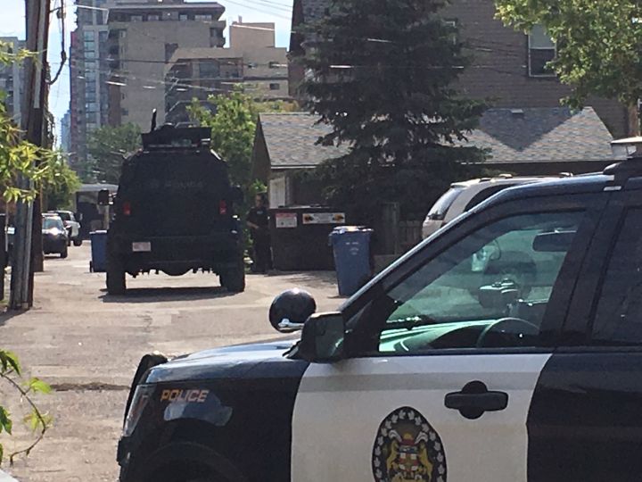 Police are investigating an incident in Calgary's Sunalta community Friday.