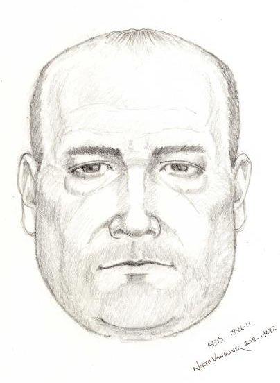 A composite sketch of a suspect in the alleged flashing incidents.