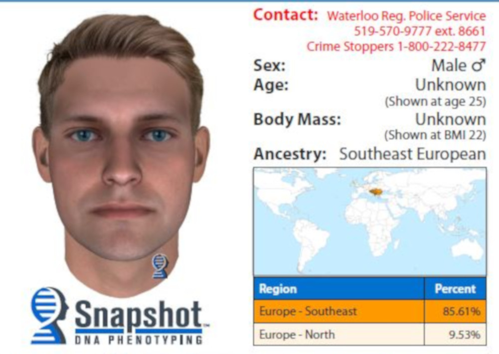 A composite sketch of the suspect in the two unsolved cases.