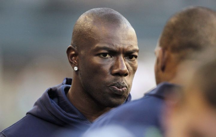 A 2012 file photo of football player Terrell Owens.