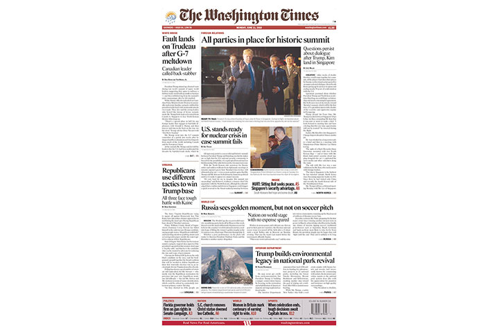 How some U.S. media are covering Donald Trump’s attack on Justin Trudeau - image