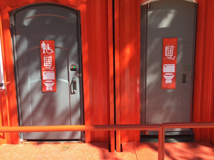 ‘Practical and thoughtprovoking’ popup public toilets open in