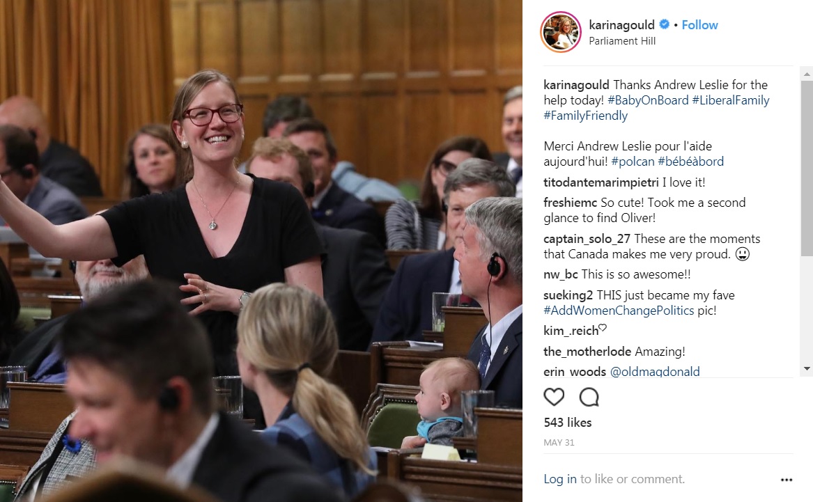 ‘Baby’s gotta eat’: Minister downplays Question Period breastfeeding moment - image
